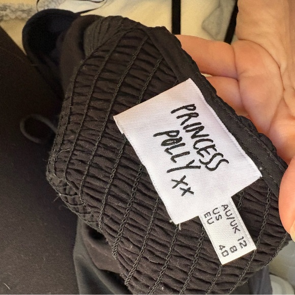 🍒 𝑷𝑹𝑰𝑪𝑬 ↓ Princess Polly Bareena Black Mini Dress - Picture 5 of 6